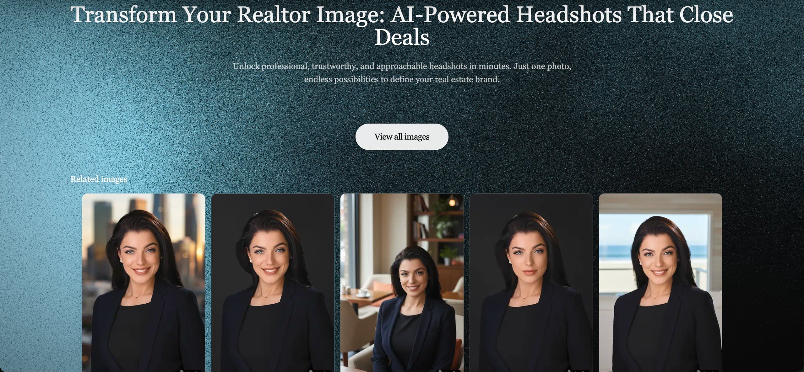 Transform Your Realtor Image with AI-Powered Headshots